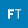 blue icon with white F in bold and T normal - change text focus icon